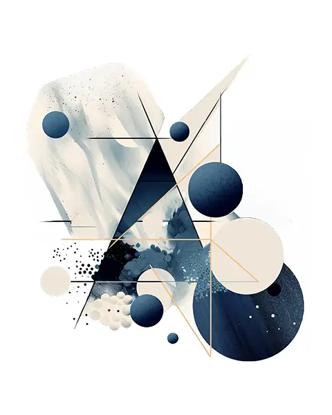 Tricou Abstract Shapes