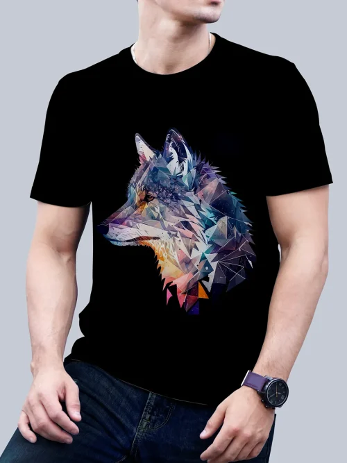 Tricou Geometric Wolf 2