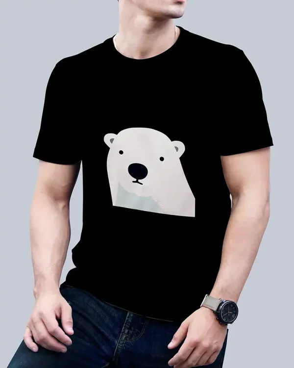 Tricou Curious Polar Bear