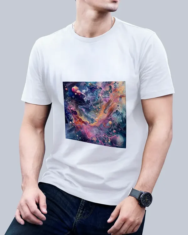 Tricou Color Whirl Waterpaint