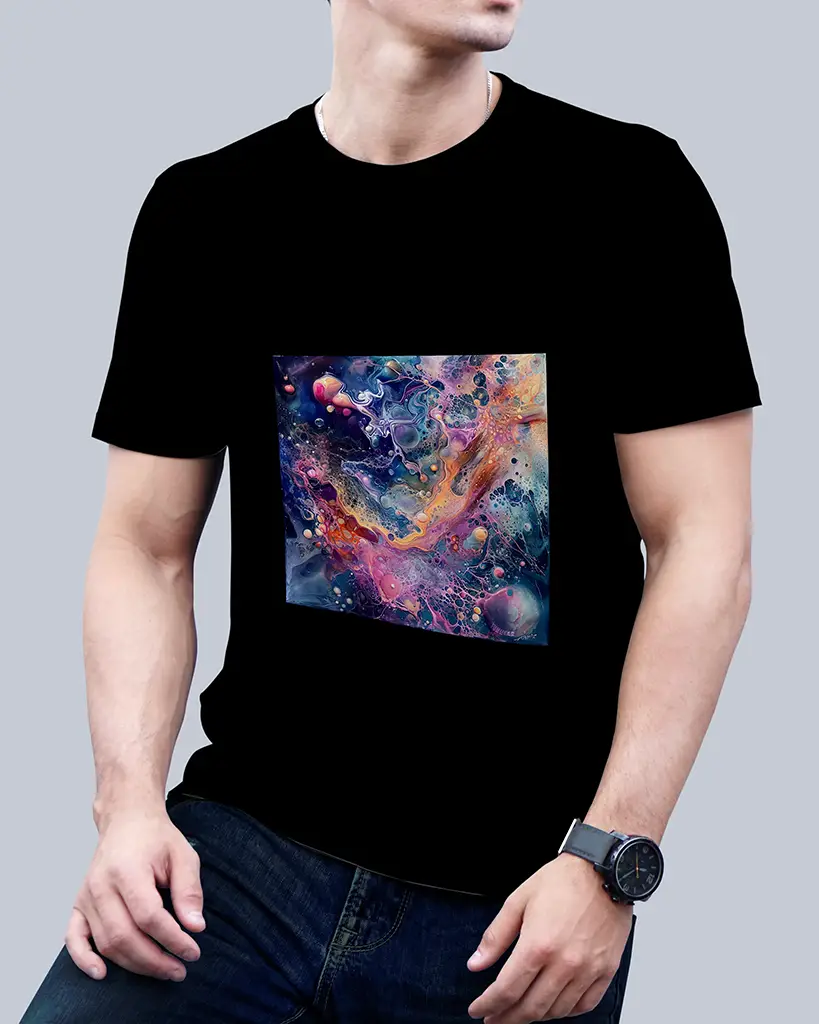 Tricou Color Whirl Waterpaint