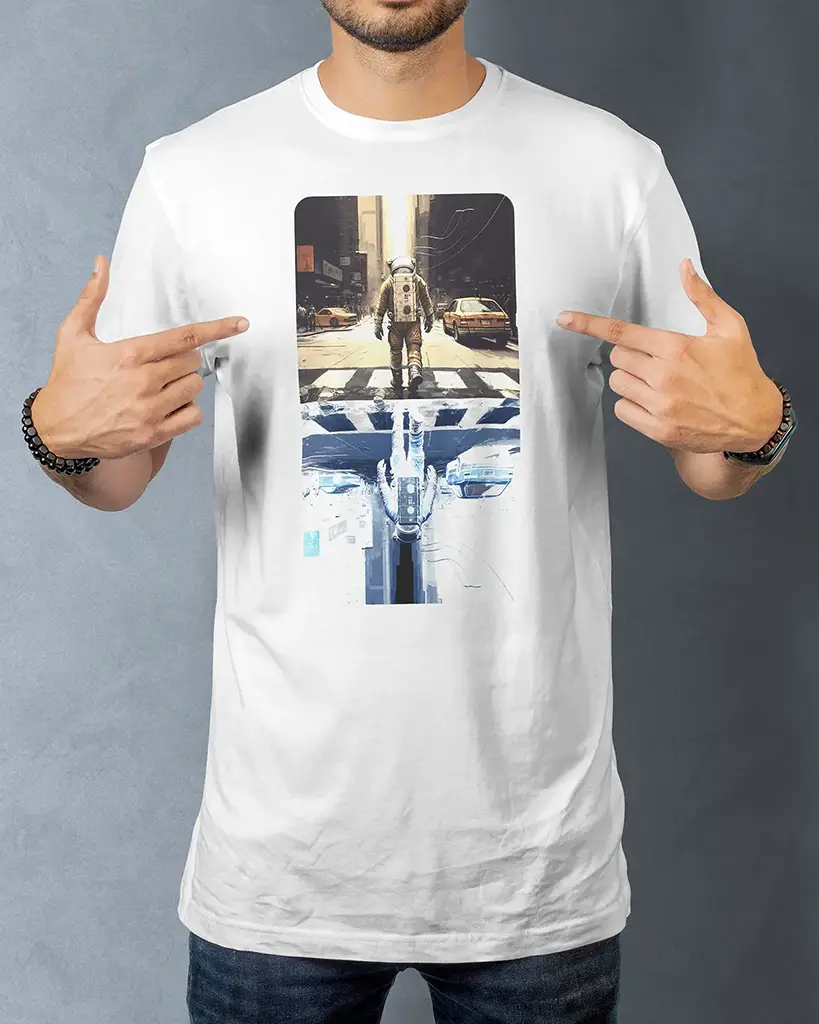 Tricou Barbati City astronaut