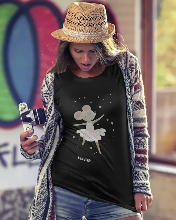 Tricou dama Dancing Mouse