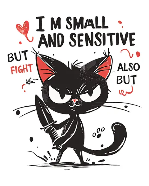 Tricou dama Small Cat