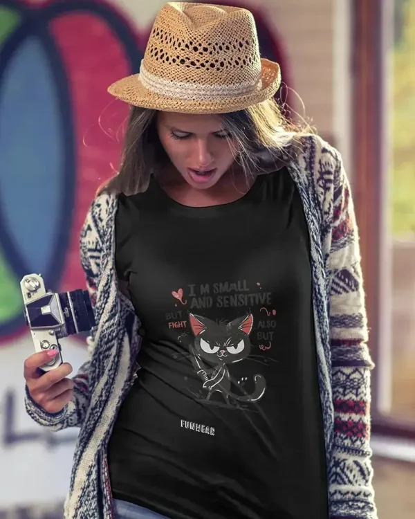 Tricou dama Small Cat