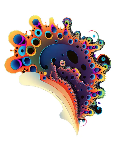 Tricou barbati Fractal Pop