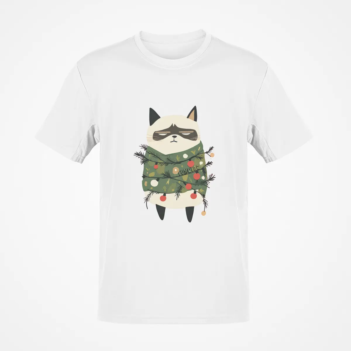 Tricou pisica craciun grumpy