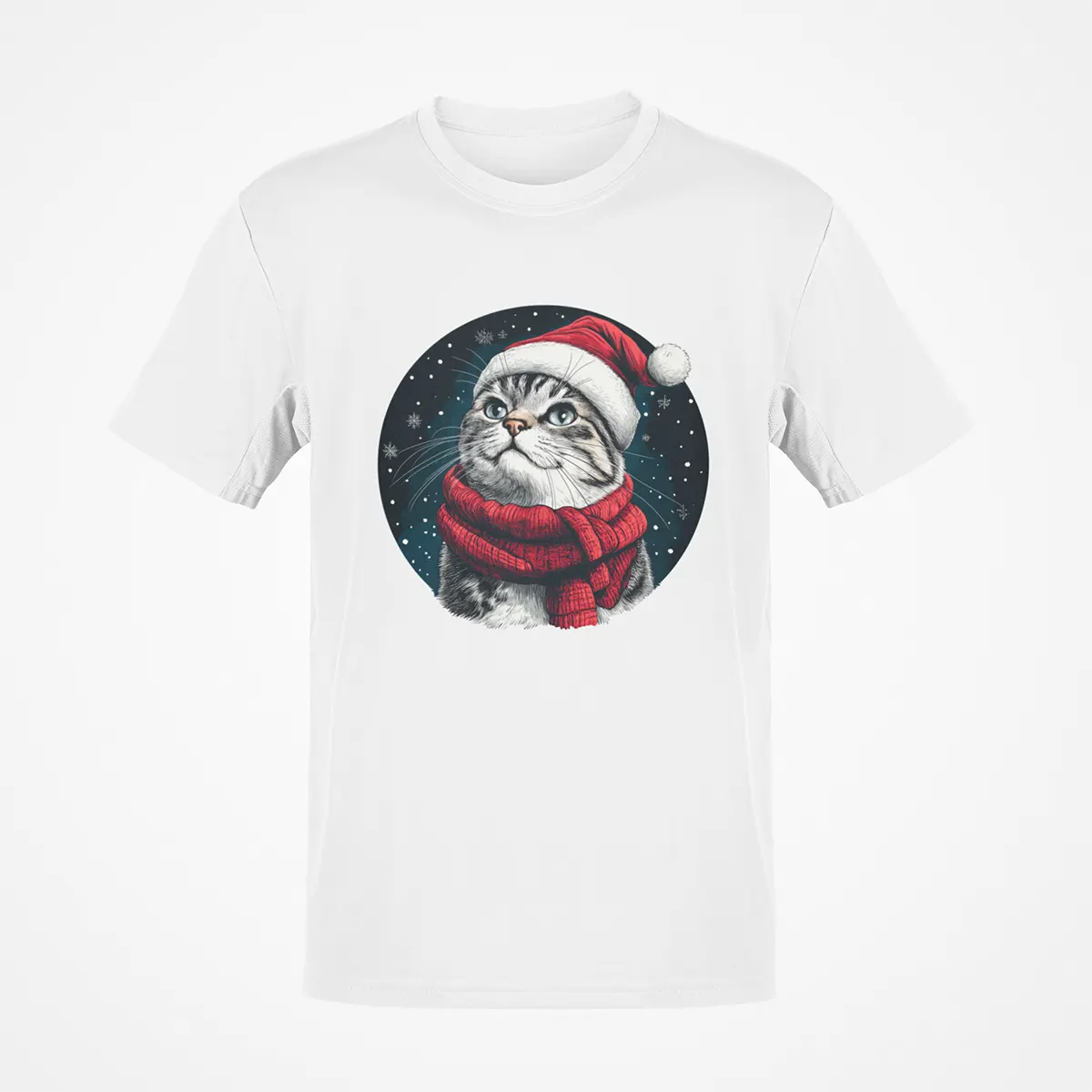 Tricou Pisică cu Fular